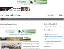 Tablet Screenshot of carrierbike.com